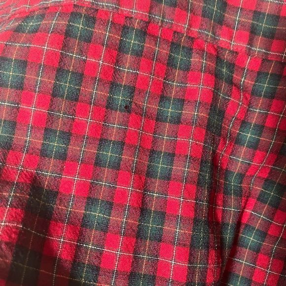 Sir Pendleton Authentic Boyd Tartan Plaid Red/Green Sz L Fine Worsted Wool 100% - Picture 3 of 6